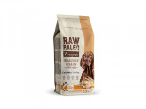 RAW PALEO Healthy Grain Chicken&barley 2x10kg Cena norādīta par 1 gb. un ir spēkā pasūtot 2 gb.
